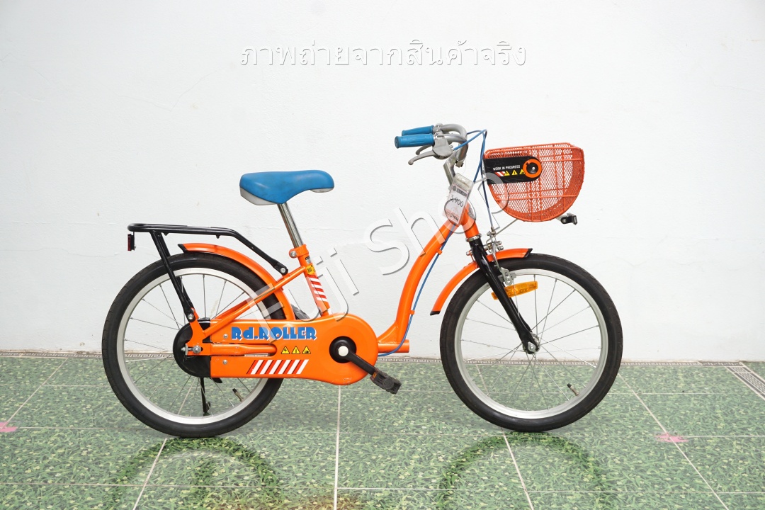 จักรยานเด็กญี่ปุ่น - ล้อ 18 นิ้ว - ไม่มีเกียร์ - สีส้ม [จักรยานมือสอง]