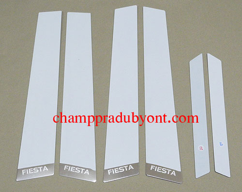 เสาประตูสแตนเลส FORD FIESTA 10-16 5D