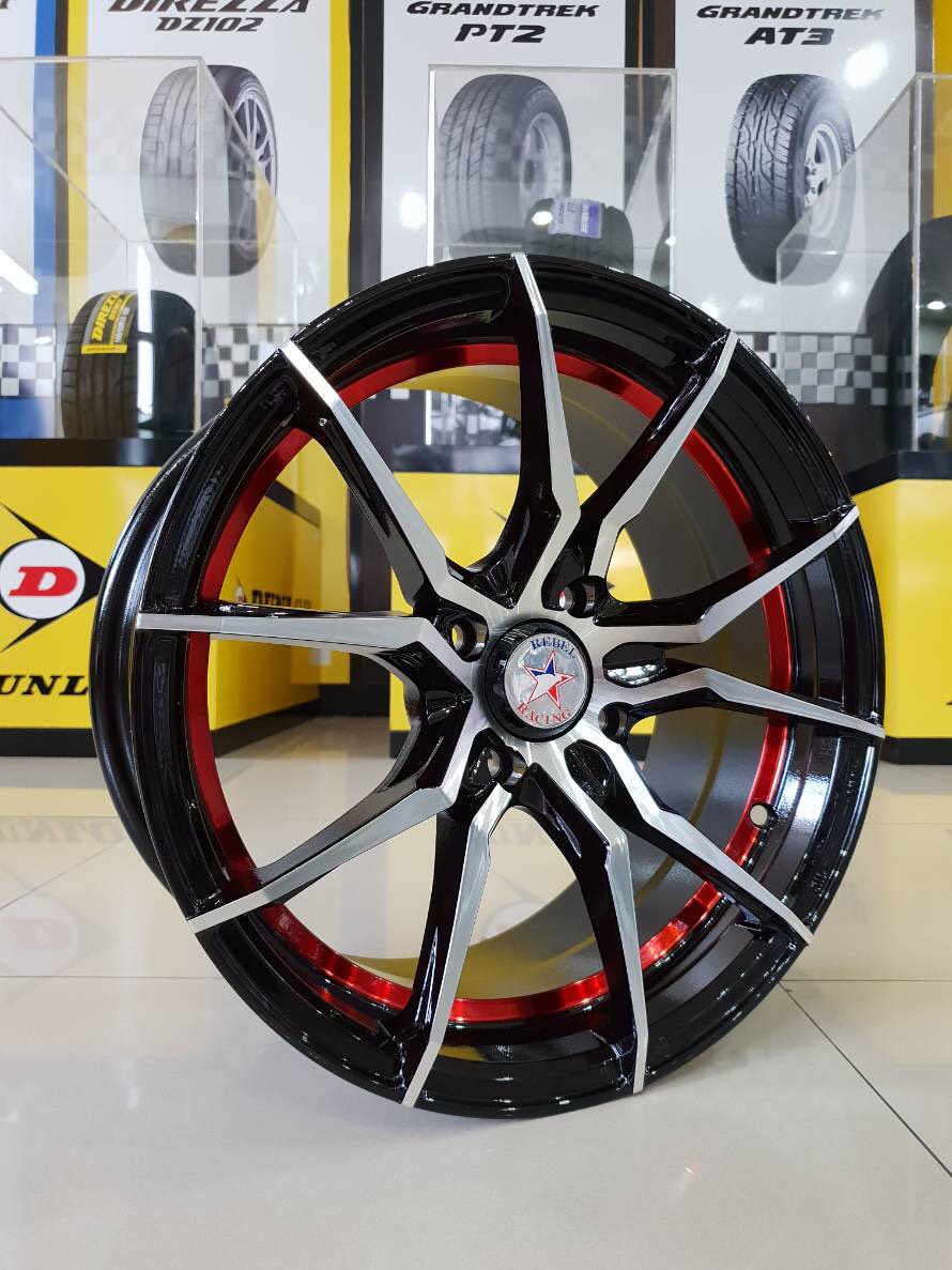 APB RACING รุ่น 1052B สี BLACK + MF + RED UNDERCUT