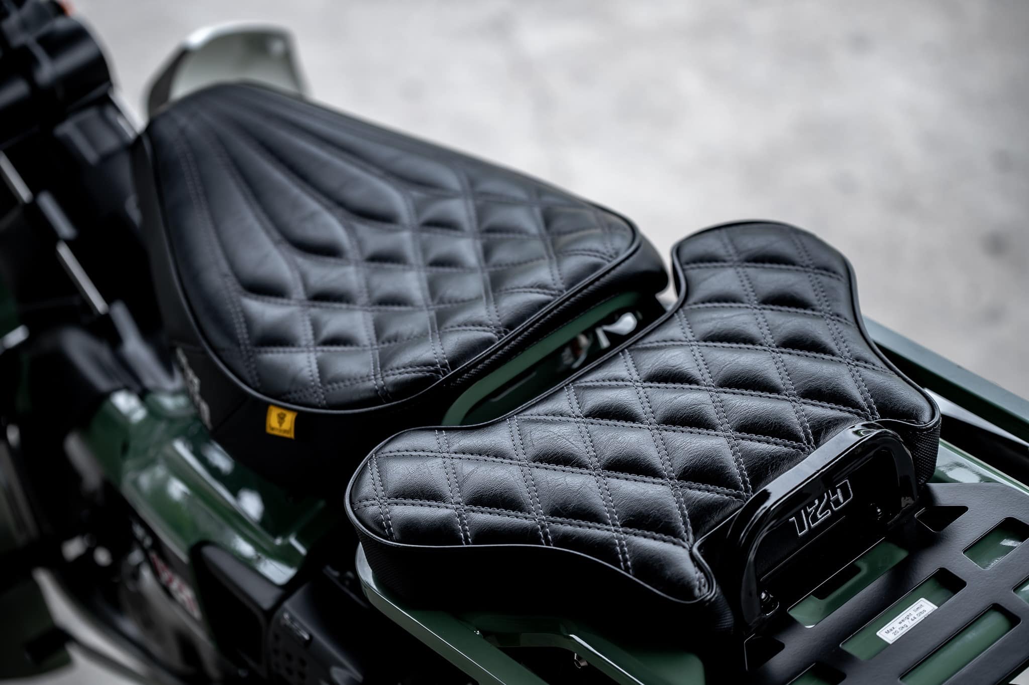 เบาะสั้นCT125 + เบาะเสริมตะแกรงท้ายเดิม “ MotoLordD “