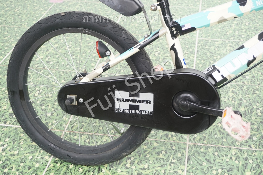 จักรยานเด็กญี่ปุ่น - ล้อ 18 นิ้ว - ไม่มีเกียร์ - Hummer - สีเขียว [จักรยานมือสอง]