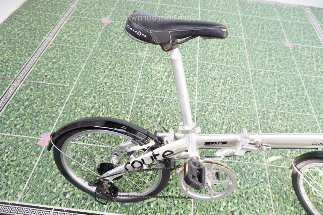 จักรยานพับได้ญี่ปุ่น - ล้อ 20 นิ้ว - เกียร์ 7 สปีด - อลูมิเนียม - Dahon Route - สีเงิน [จักรยานมือสอง]