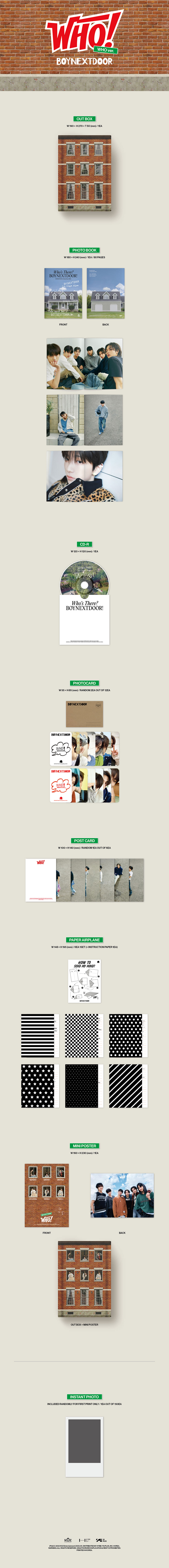 [PRE-ORDER] BOYNEXTDOOR - 1st Single "WHO!"