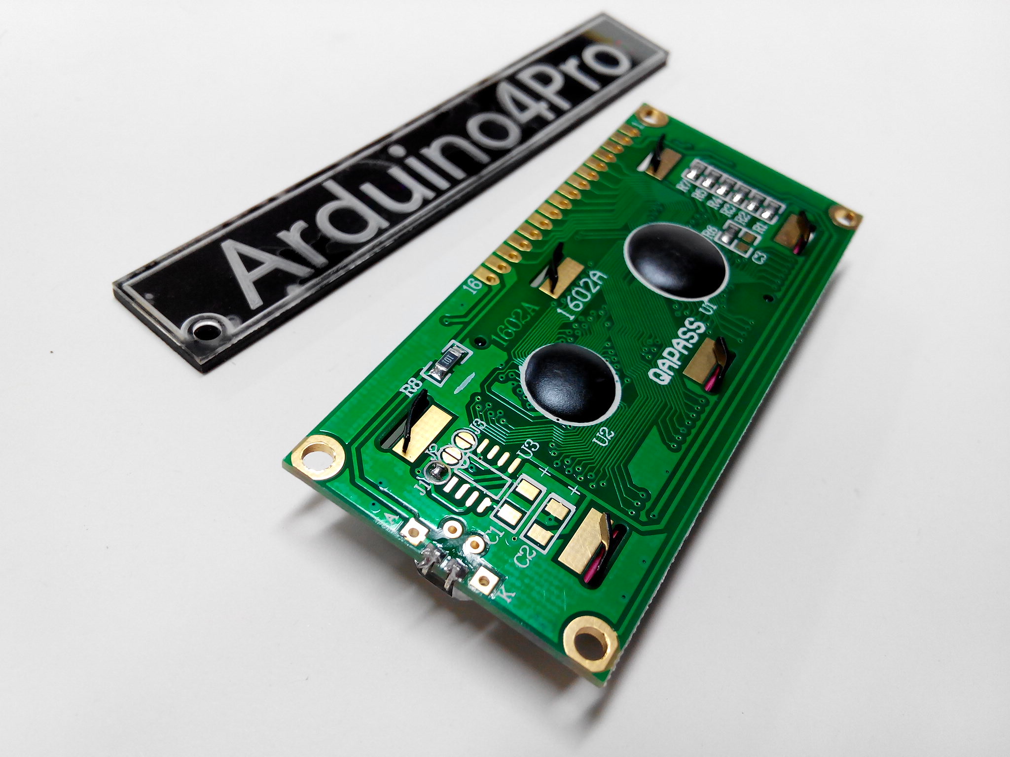 16x2 Character LCD Module Display (Yellow Green)