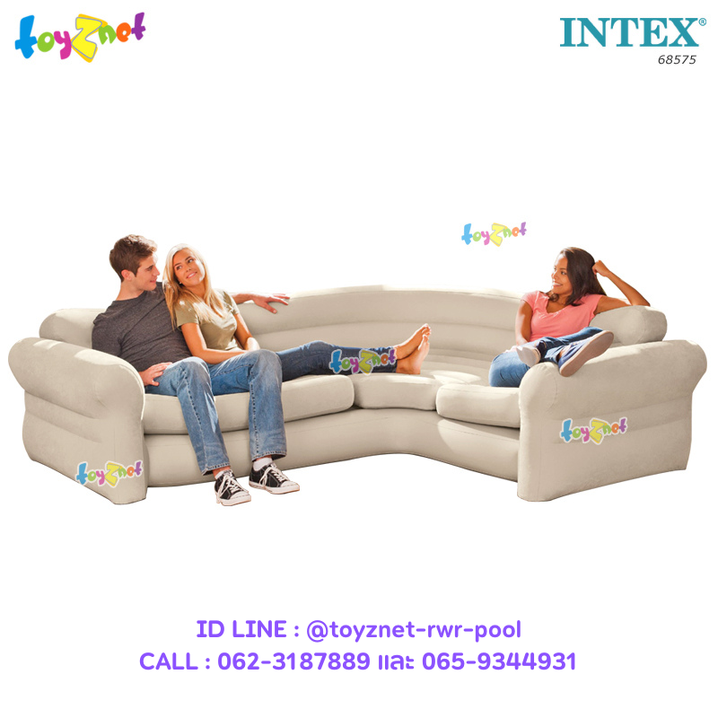 Intex Corner Comfort Sofa 2.57x2.03x0.76 m. no.68575