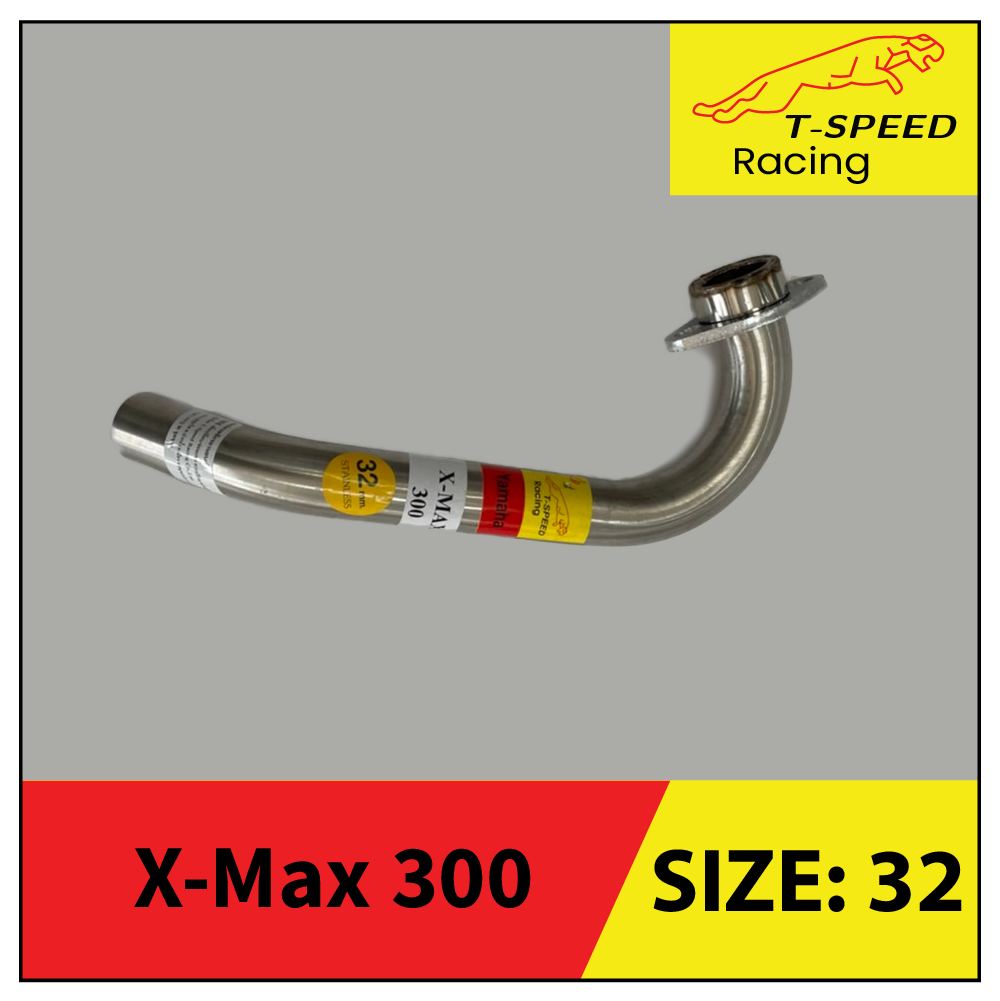 คอท่อ Yamaha X-MAX 300 🔩 Stainless steel แท้ เกรด 304 หนา: 1.2 มิลลิเมตร มีขนาดให้เลือก: 32 m.m. ราคา 600 บาท 35 m.m. ราคา 700 บาท