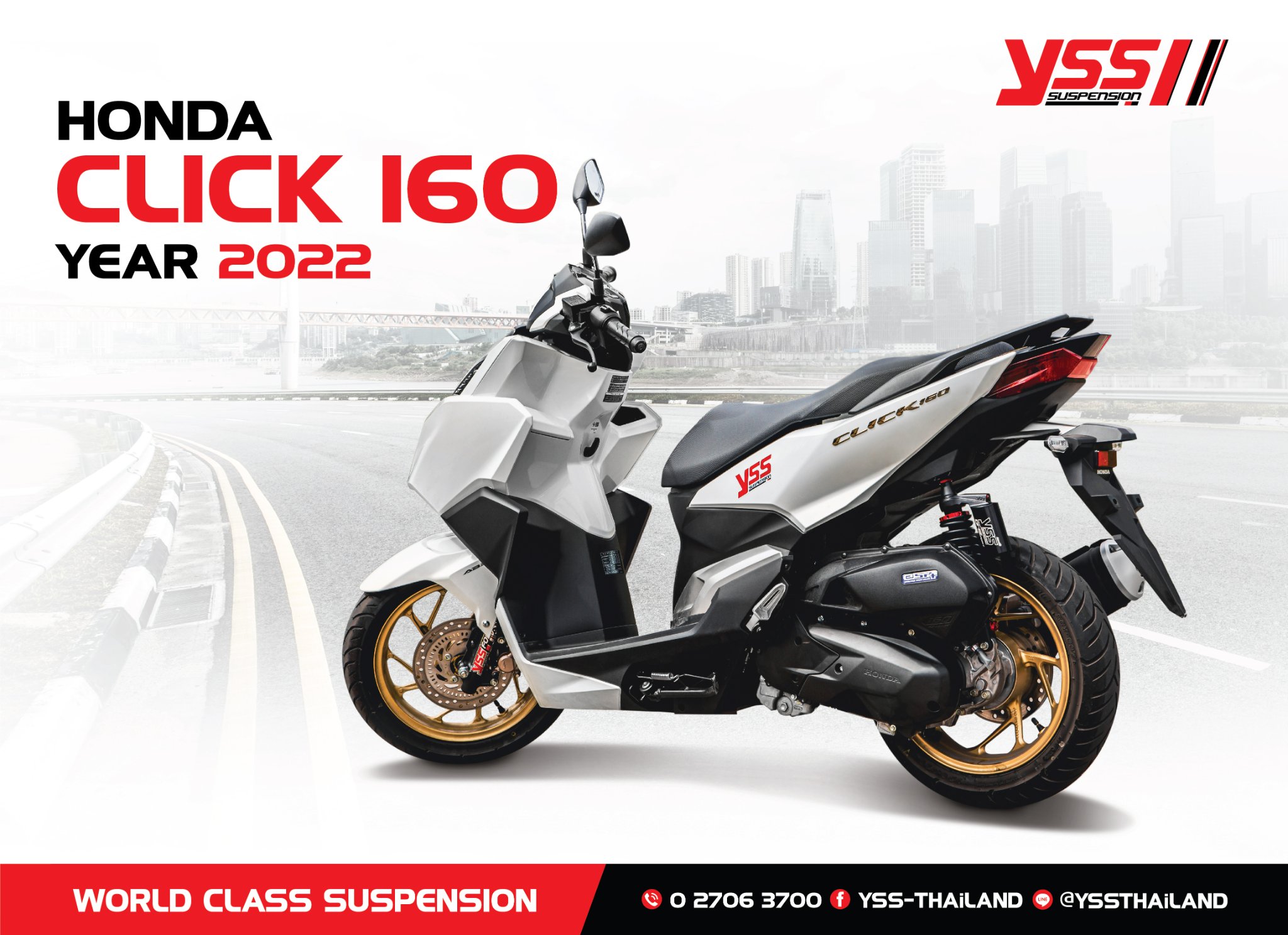 โช็ค YSS CLICK 160