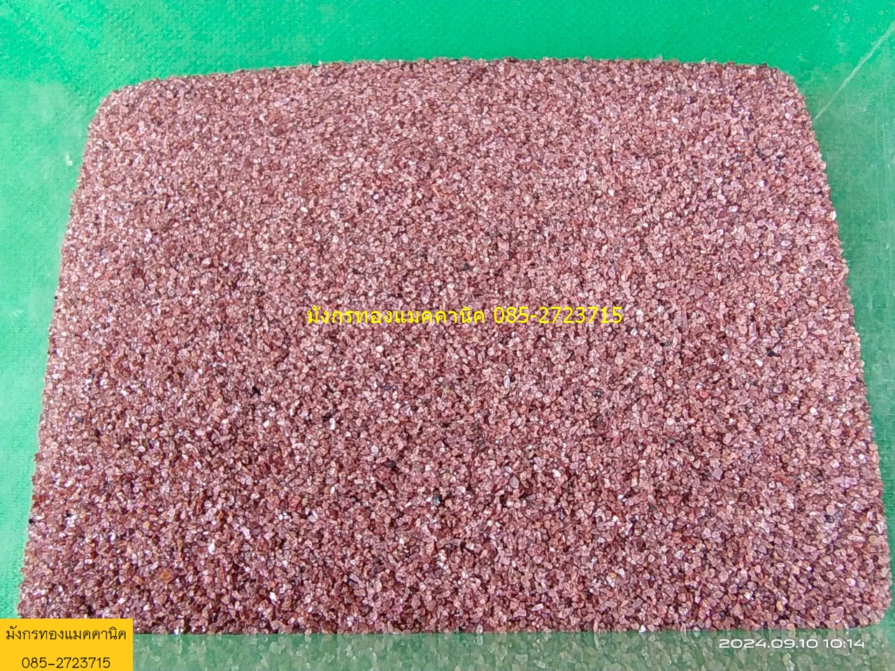 ทรายการ์เน็ต ทรายโกเมน เบอร์ 30/60 ของใหม่ในกระสอบ ใช้งานพ่นทราย เป็นแร่ธรรมชาติ ฝุ่นน้อย มีความแข็ง ใช้ซ้ำได้หลายครั้ง