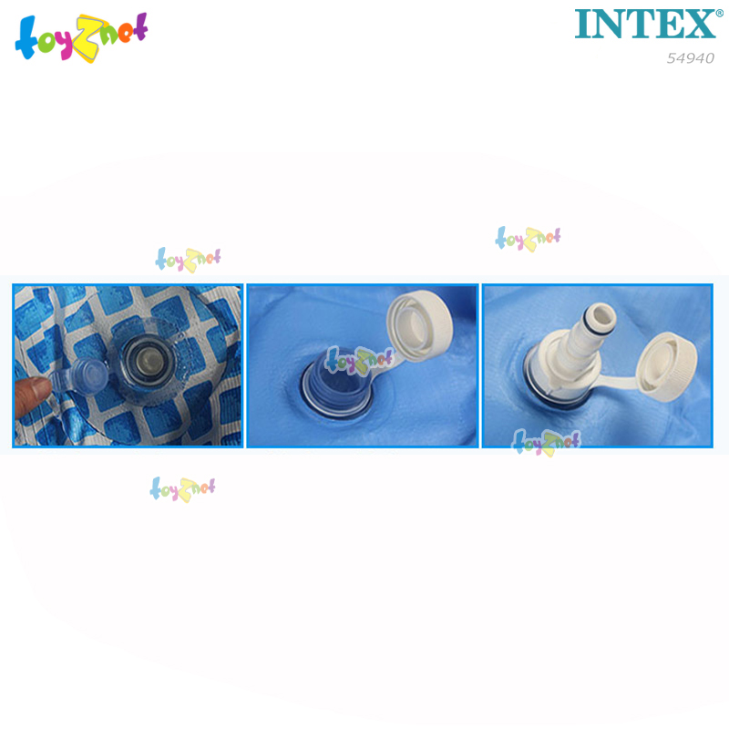 Intex 15ft Metal Frame Pool Set w/Cartr. Filter Pump (4.57 x 1.07 cm.) no.54940