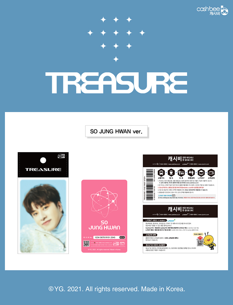 [PRE-ORDER] TREASURE - Cashbee Transportation Card "THE FIRST STEP : TREASURE EFFECT"