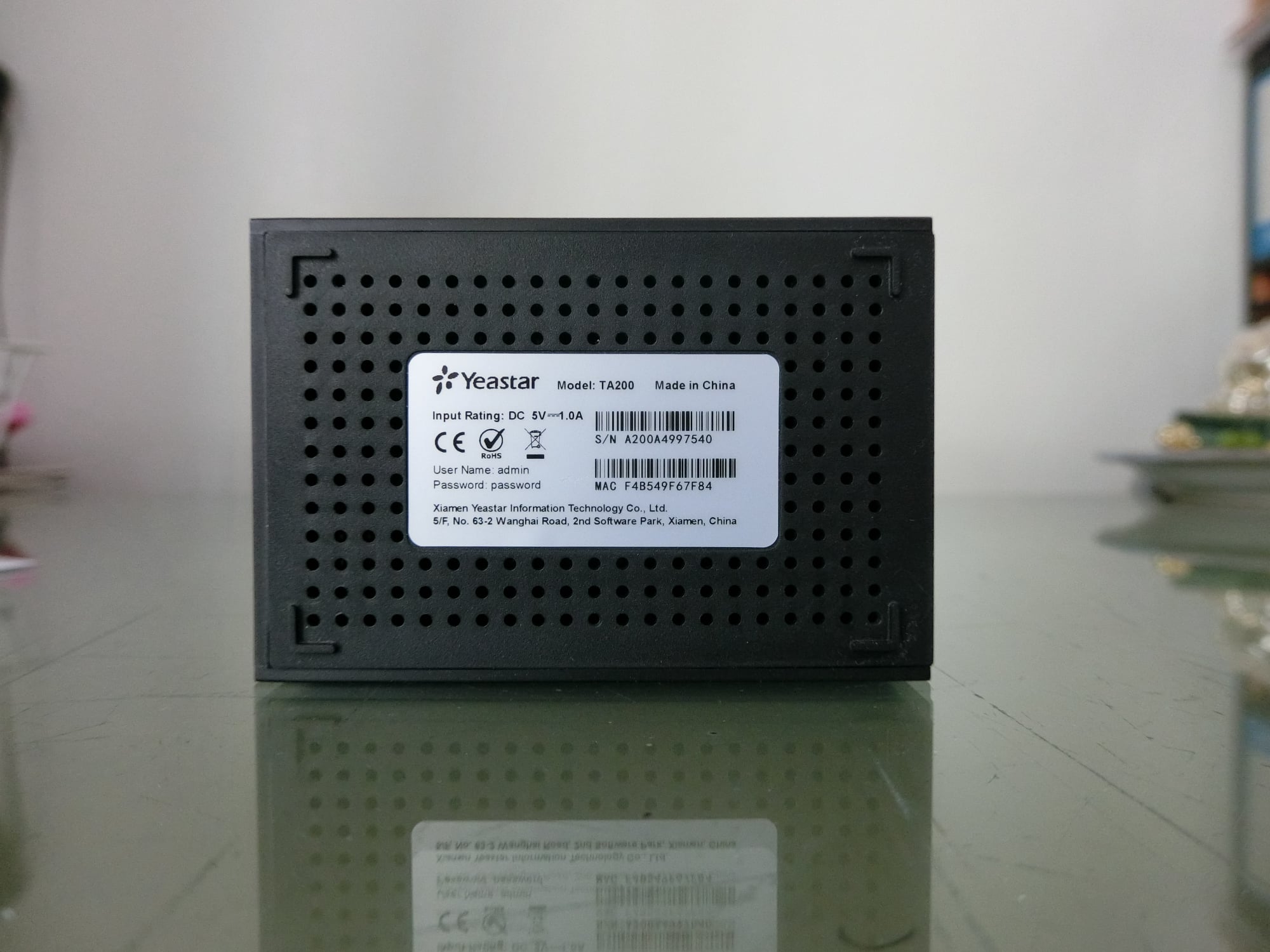 Yeastar TA200 NeoGate Gateway 2 porte FXS Yeastar TA200 NeoGate Gateway 2 porte FXS
