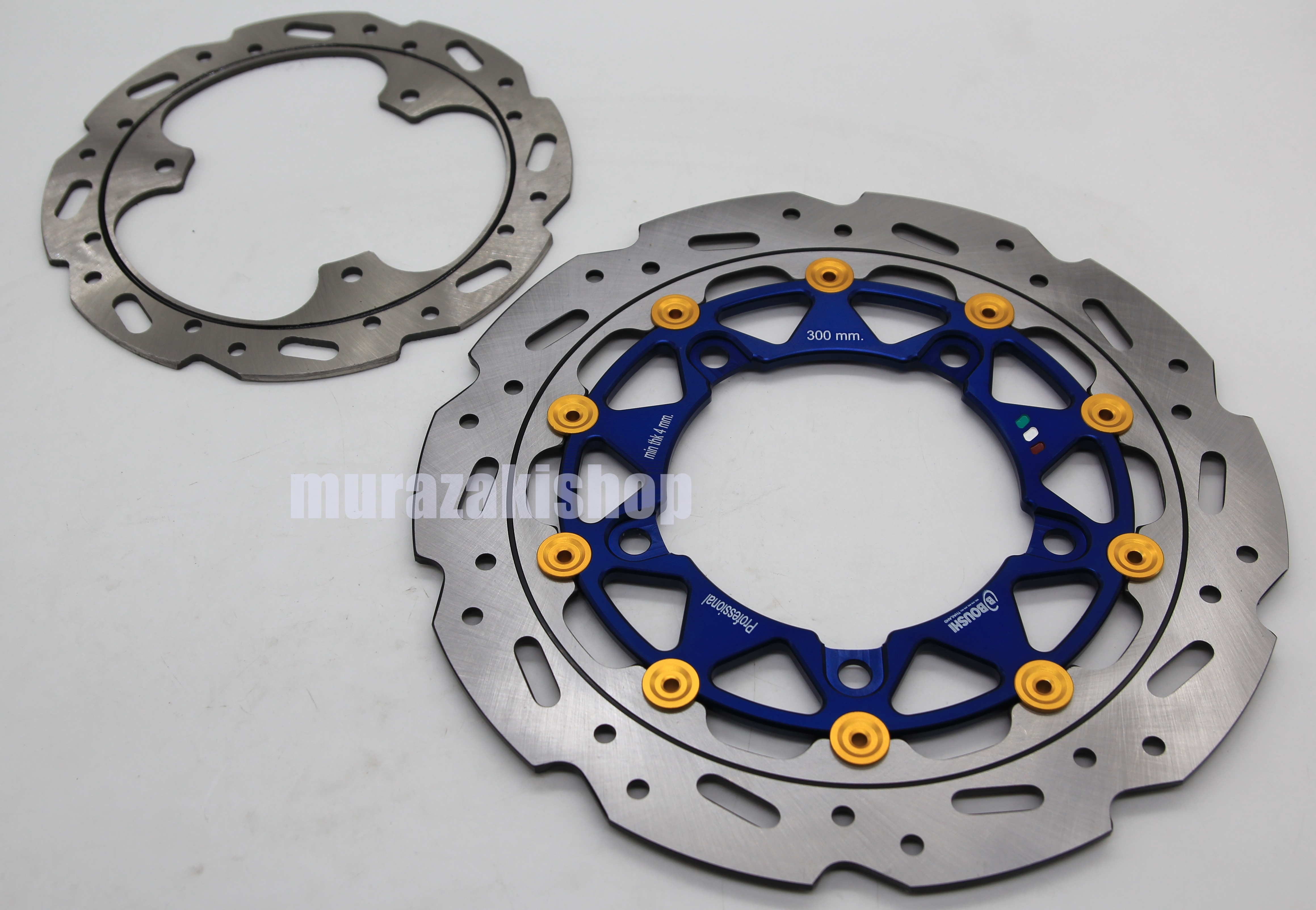 จานหน้าหลัง BOUSHI จานหน้า270MM พร้อมขาใส่ NEW YAMAHA R15 ราคา2500