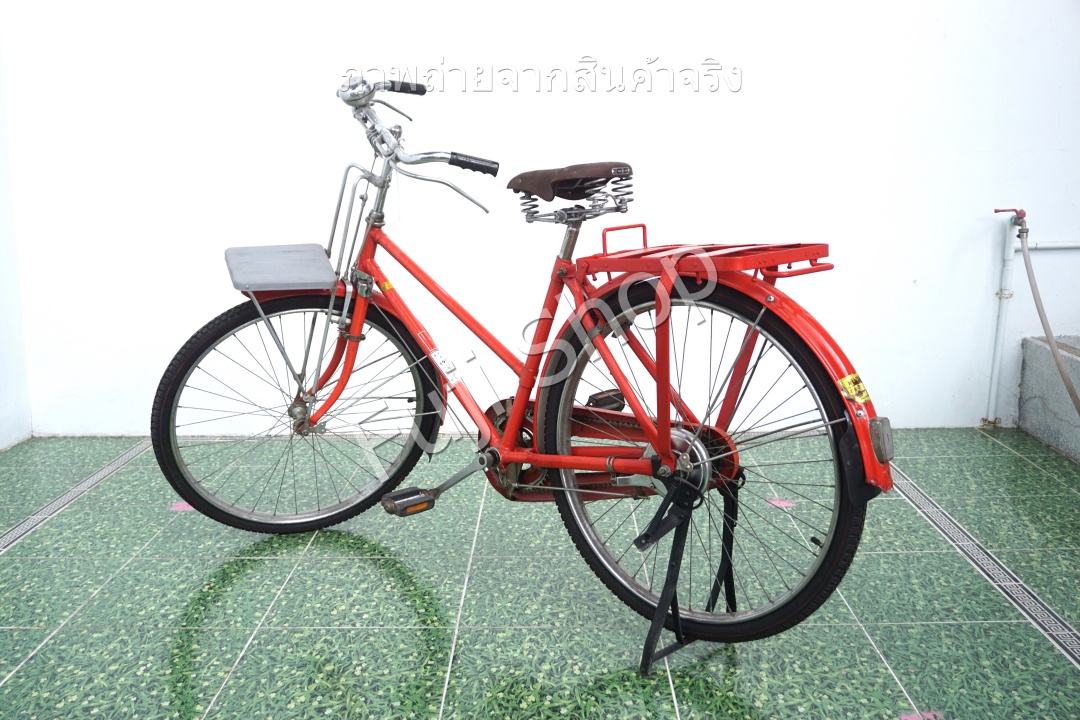 จักรยานไปรษณีย์ญี่ปุ่น - ล้อ 26 นิ้ว - ไม่มีเกียร์ - สีส้ม [จักรยานมือสอง]