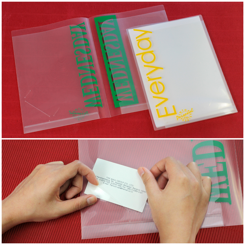 2-Pocket Report Covers with ID Card Pocket Translucent Colors