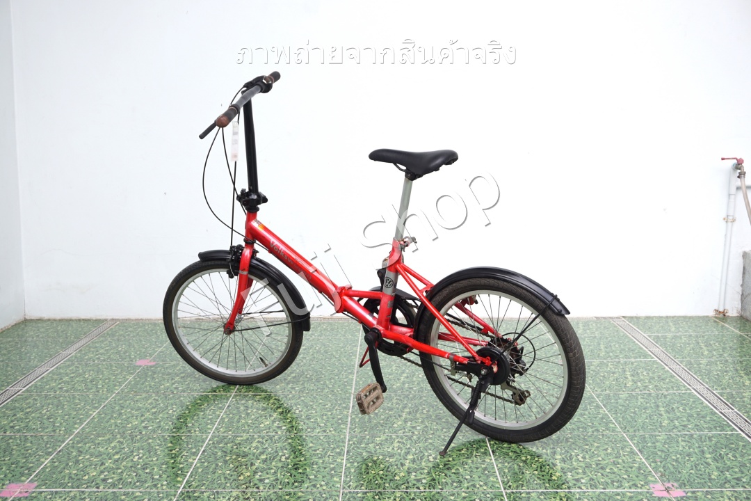 จักรยานพับได้ญี่ปุ่น - ล้อ 20 นิ้ว - มีเกียร์ - Volkswagen - สีแดง [จักรยานมือสอง]