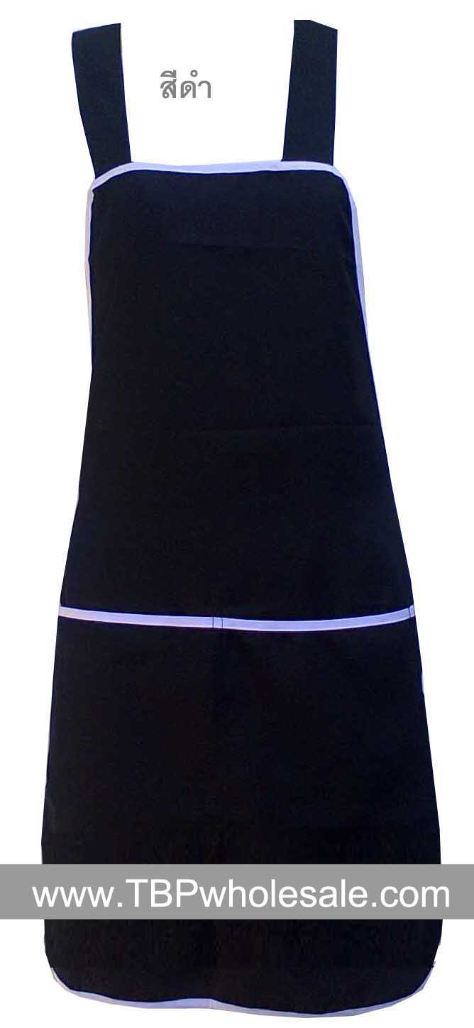 AP-002===ราคาส่ง 45 บาทต่อผืน ขั้นต่ำ 100 ผืน ผ้ากันเปื้อนเนื้อผ้าโซล่อนมีสายคล้องคอ,สายคาดเอว,กระเป๋าสองด้าน(มีหลายสีค่ะ) Tel:081-0110084/02-3972066