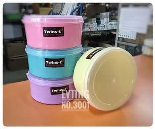 กล่องกลม No.999-74 สีพาทเทล (พ)