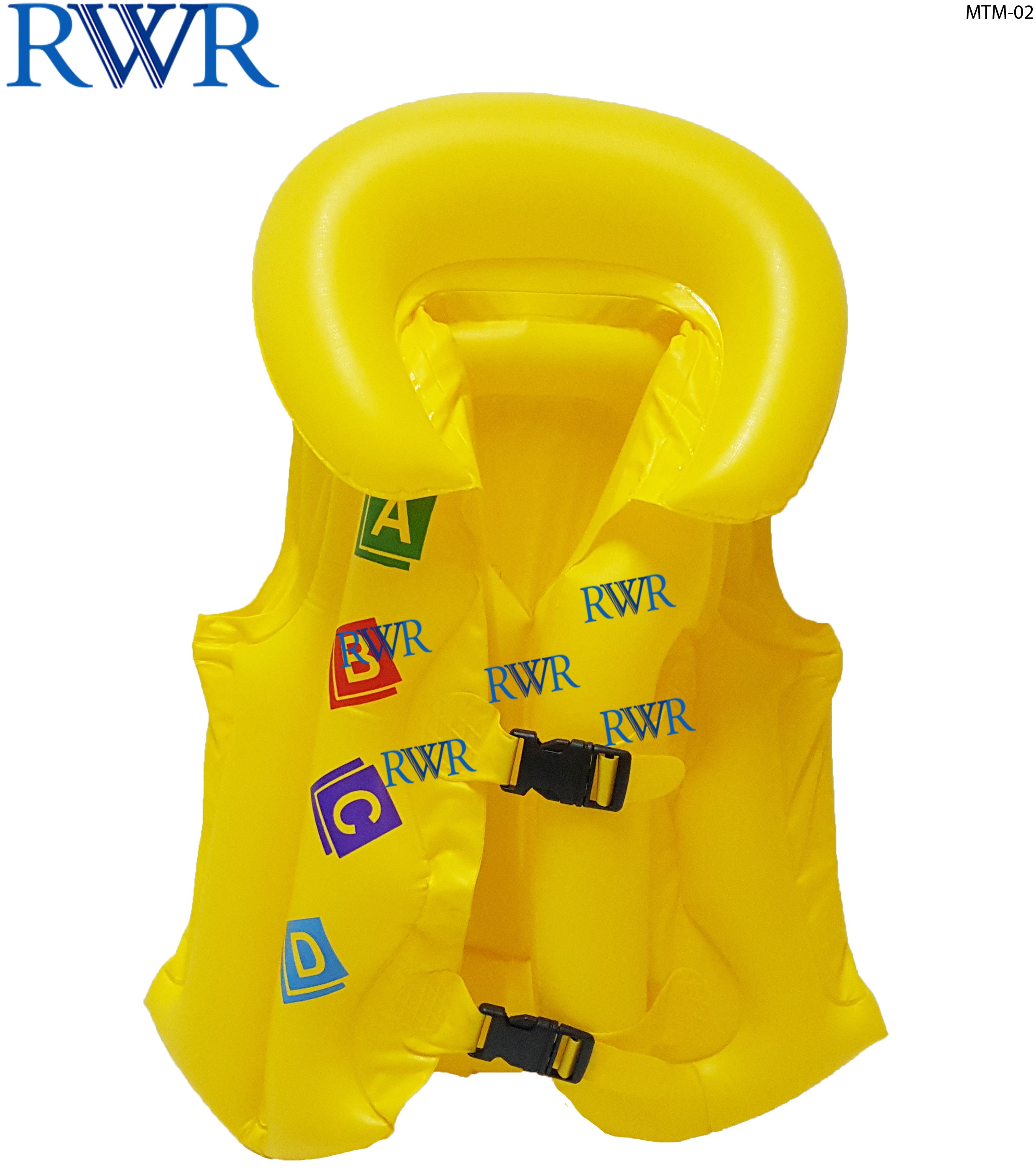 RWR Inflatable LifeJacket Yellow Color Model MTM-02