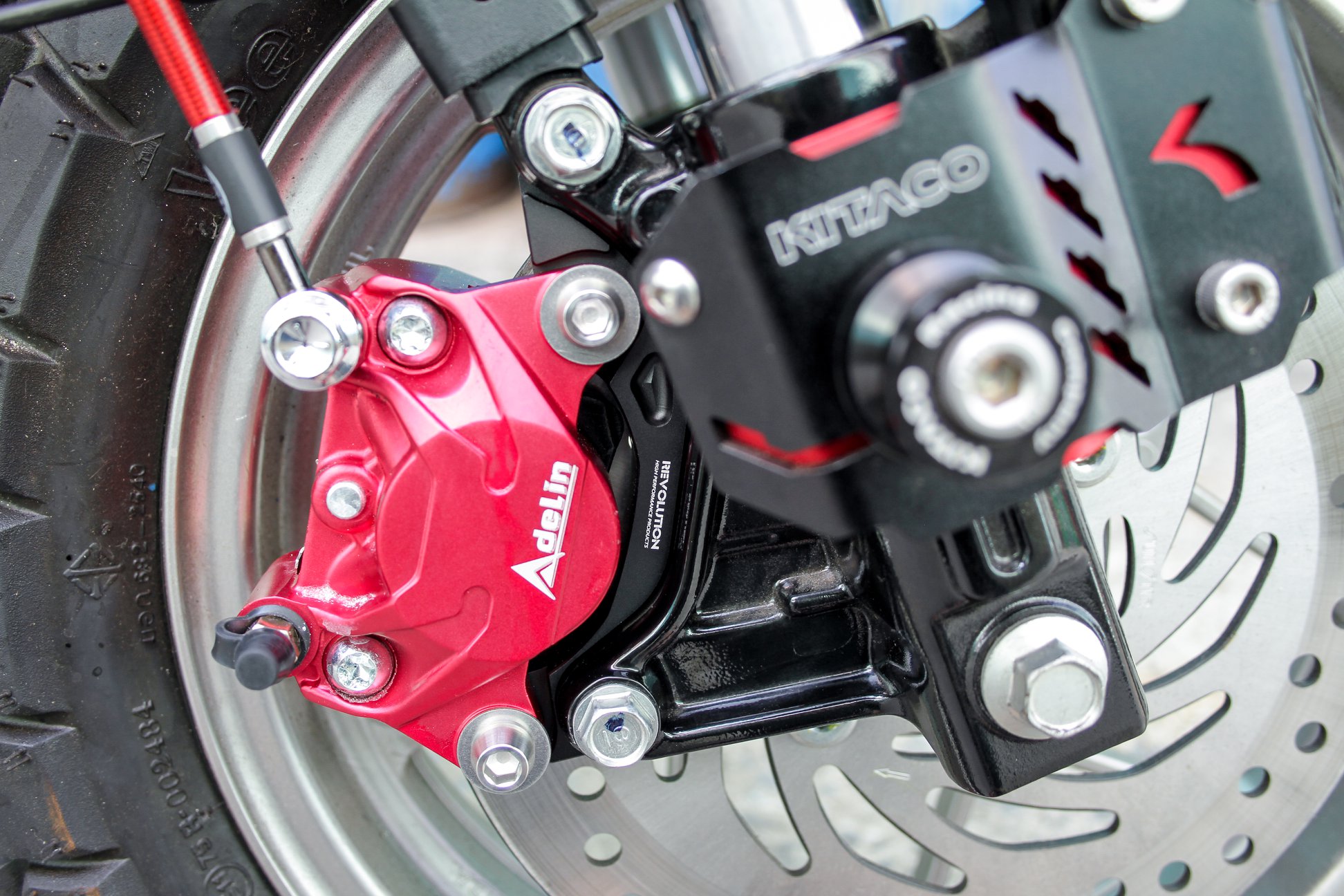 ขาจับปั้มผีเสื้อหน้า HONDA MONKEY 2018 REVOLUTION ราคา900