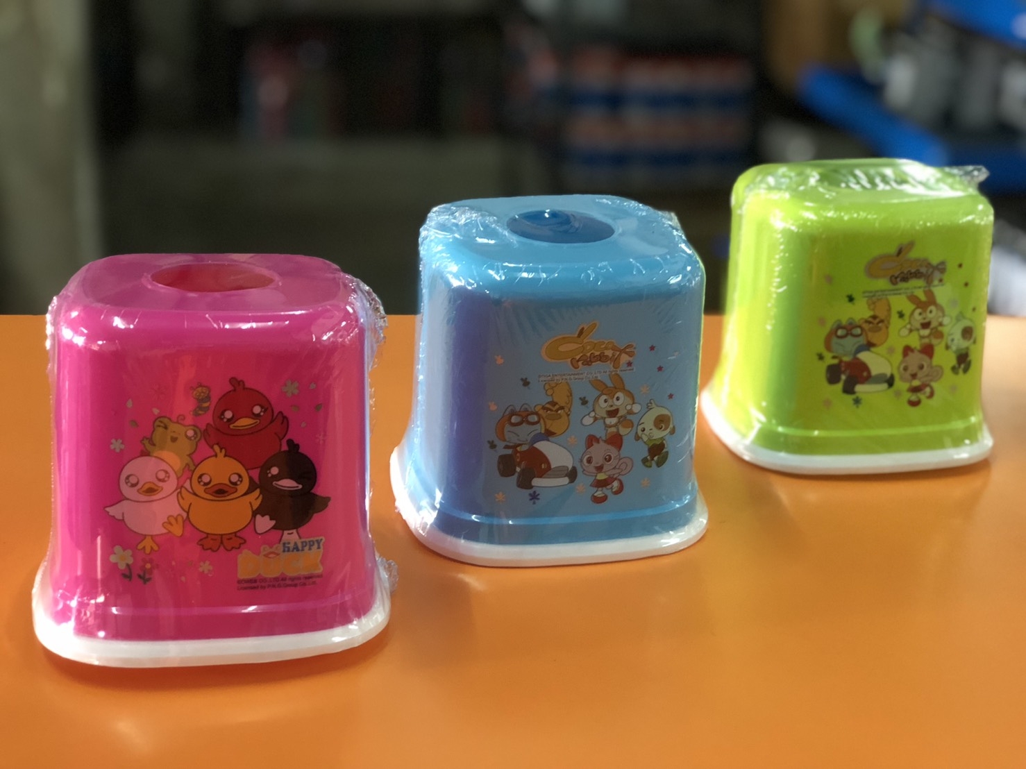 กล่องทิชชูเหลี่ยม ลายลิขสิทธ์ (TTI)