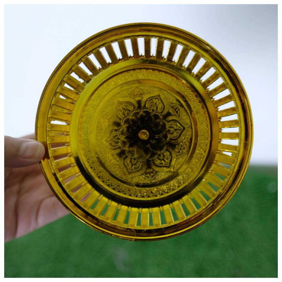 พานรัตนโกสินทร์ 14ฃม.เงิน(1*6)เพชร