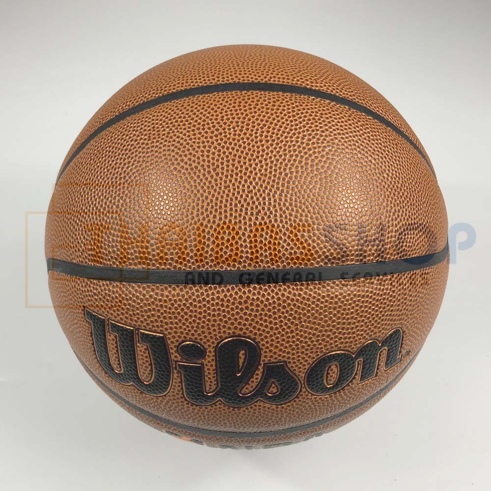 ลูกบาสเกตบอล Wilson NBA Forge Plus รหัส WTB8100XB07 บาสเกตบอลหนังPU Size 7 (ของแท้ 100%)