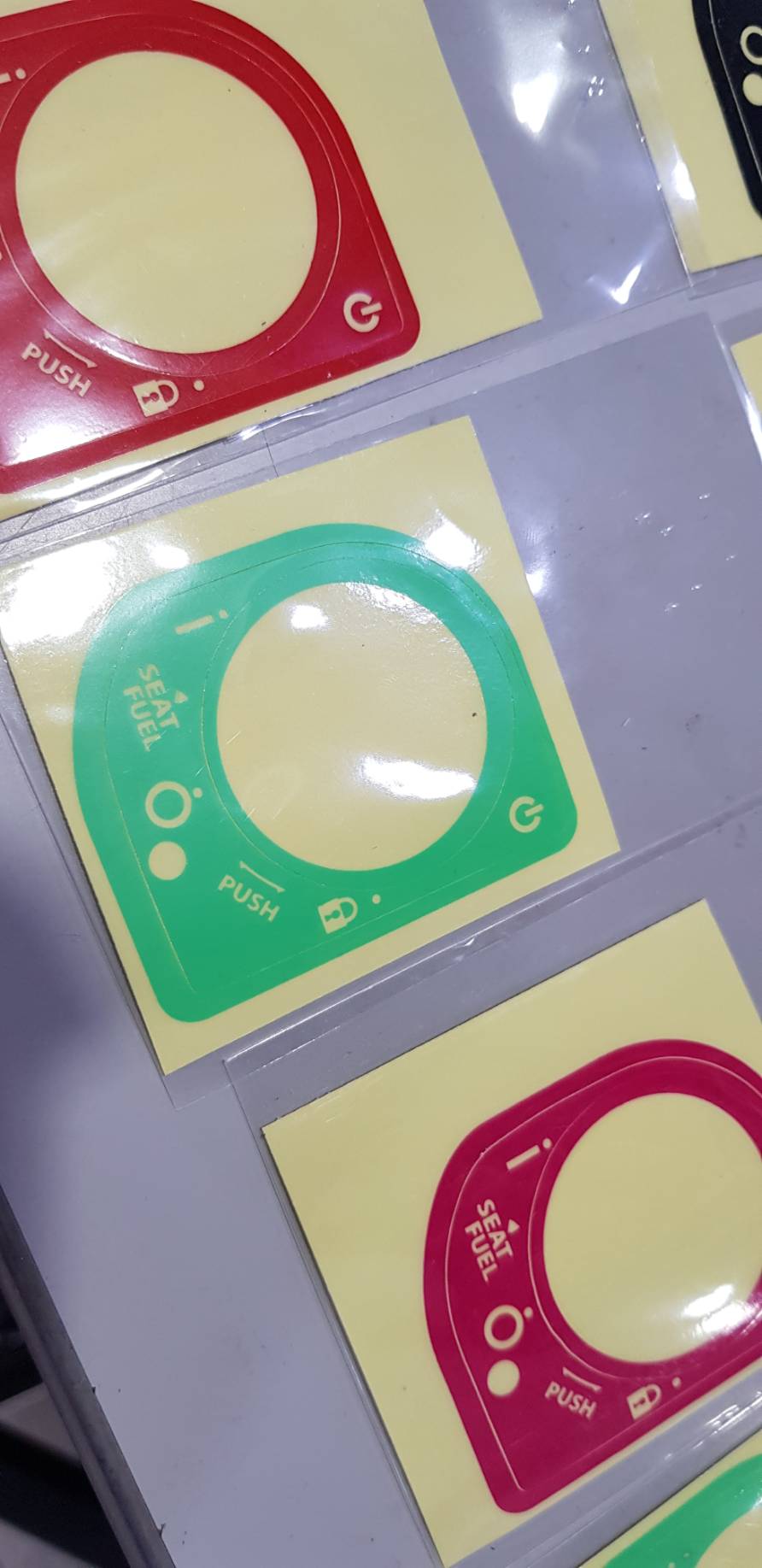 สติกเกอร์กันรอยกุญแจรีโมทเตาแก๊ส PCX FORZA