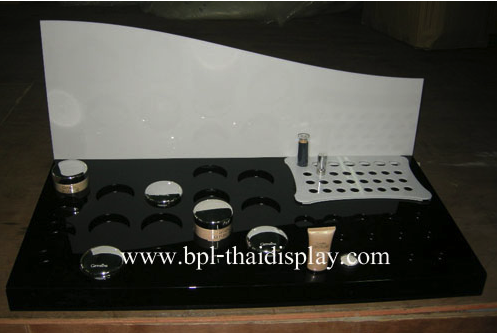 ถาดวางโชว์สินค้าตัวอย่างเครื่องสำอางแต่งหน้า