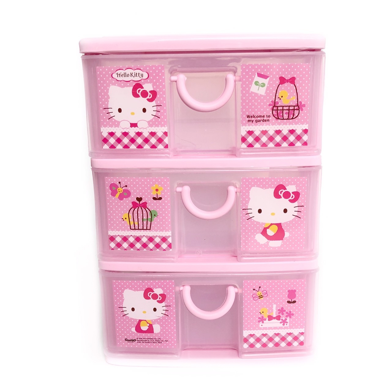 ลิ้นชัก 3 ชั้น 5806 ลายคิตตี้ (JCP) 18*26*26