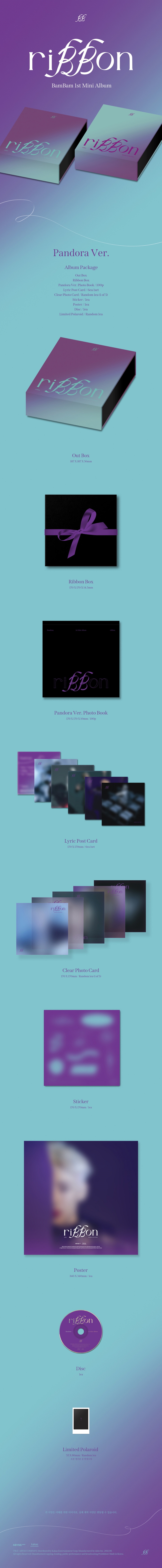 [PRE-ORDER] BamBam - 1st Mini Album "riBBon"