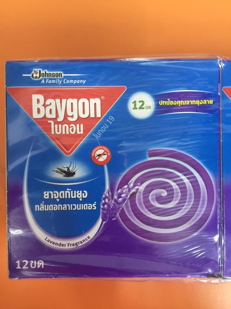 ยาจุดกันยุง ไบกอน 12 ขด (1*6)