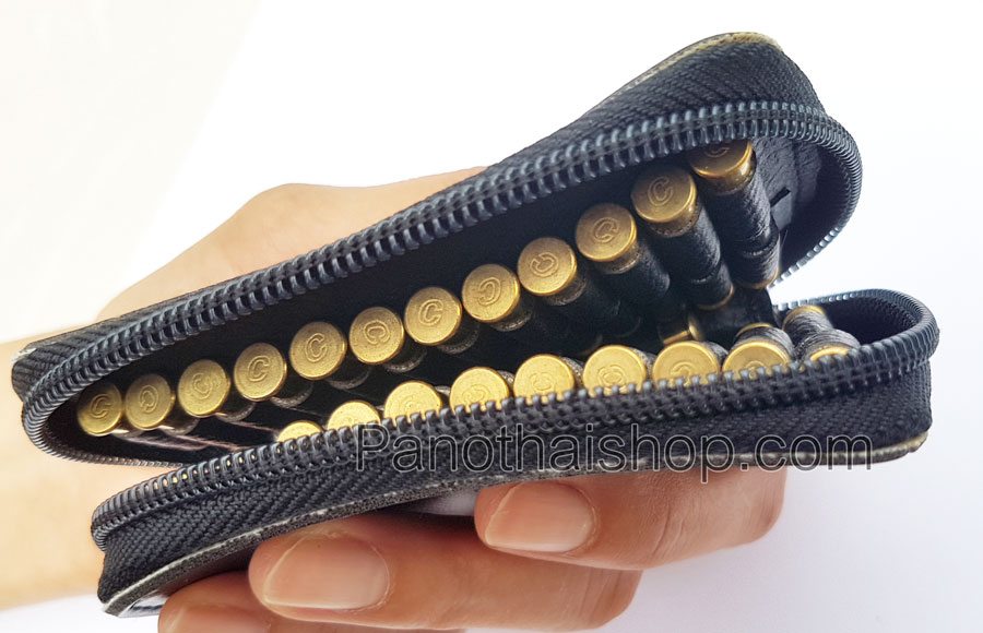 กระเป๋าใส่ ลูกกระสุนปืน ใส่กับลูก จุด22LR และ. จุด22 แม็กนั่ม. ใส่กระสุนได้ 50 นัด