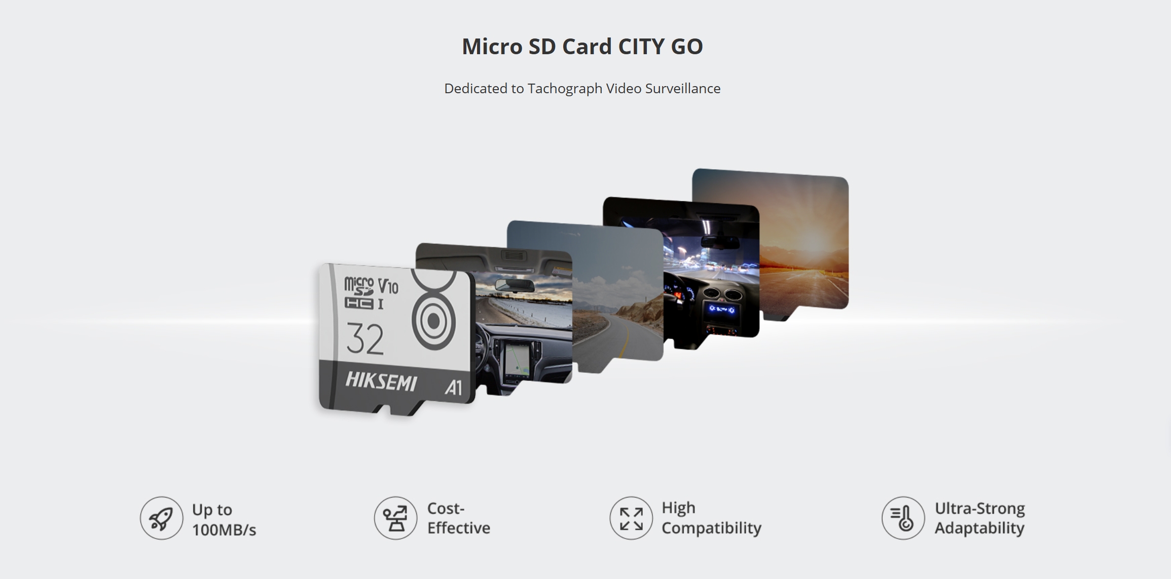 HIKSEMI CITY GO M1 32GB Class10 V30 A1 / Read 95MB/s BY BILLIONAIRE SECURETECH CITY GO M1 32GB
