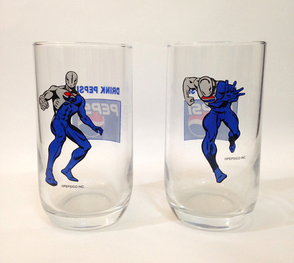 แก้ว Pepsi แก้วน้ำสะสม 2 ใบ