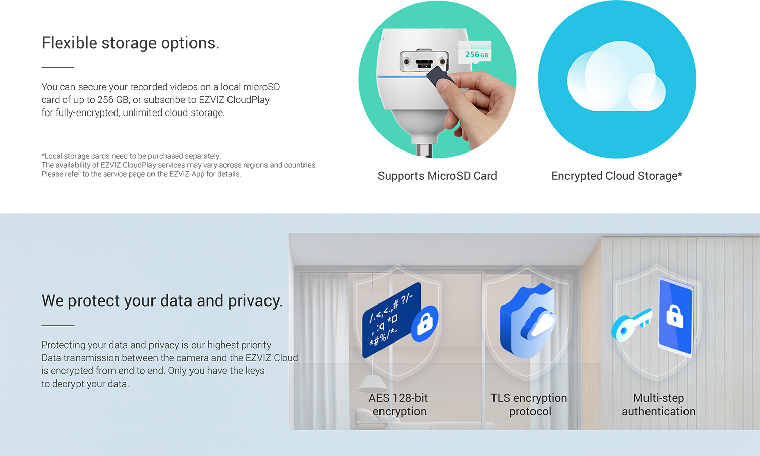 EZVIZ C3TN กล้องวงจรปิดระบบ IP WIFI ความละเอียด 2 MP มีไมค์ในตัว ติดตั้งภายนอกได้ BY BILLIONAIRE SECURETECH EZVIZ C3TN