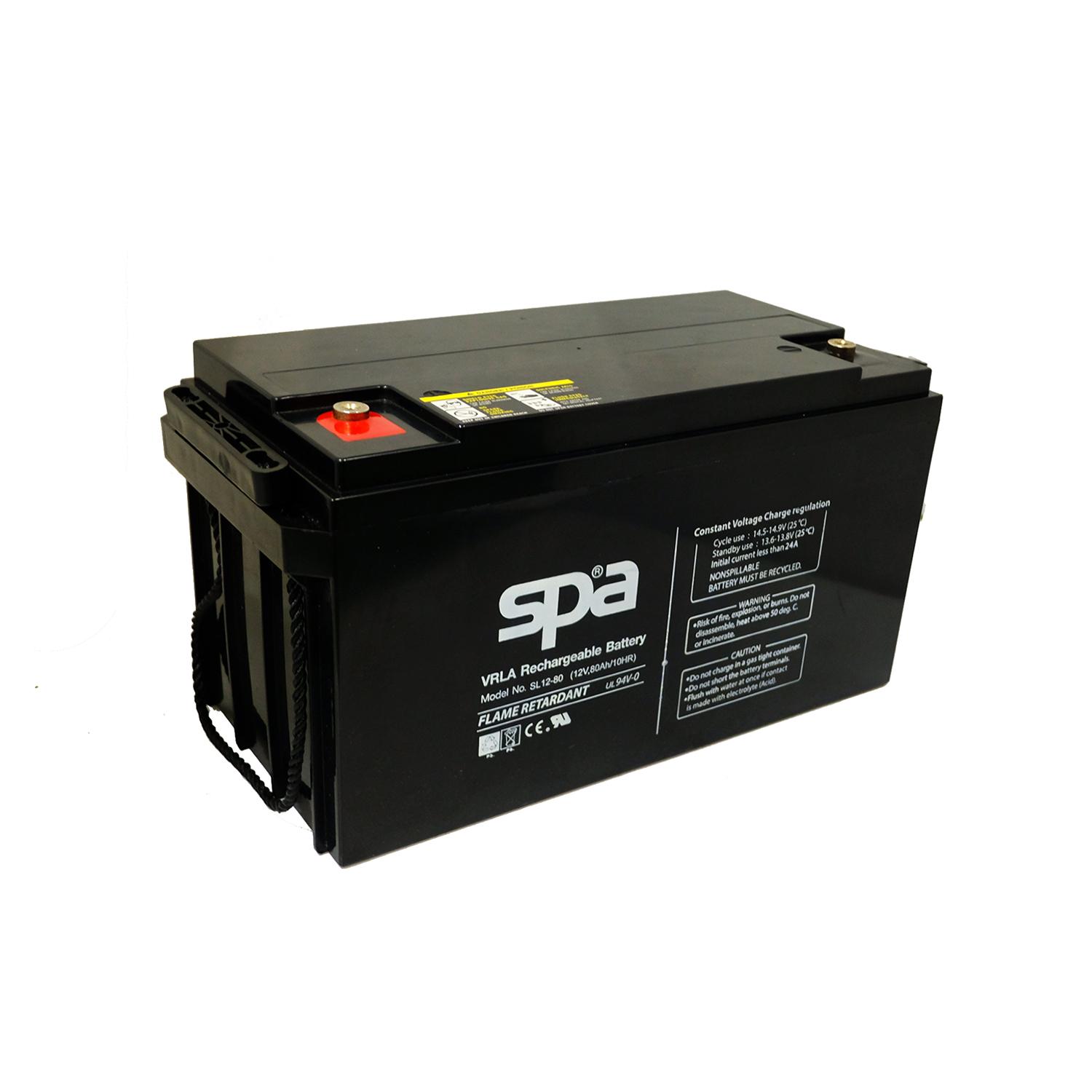SPA แบตเตอรี่สำรองไฟ 12V 80Ah