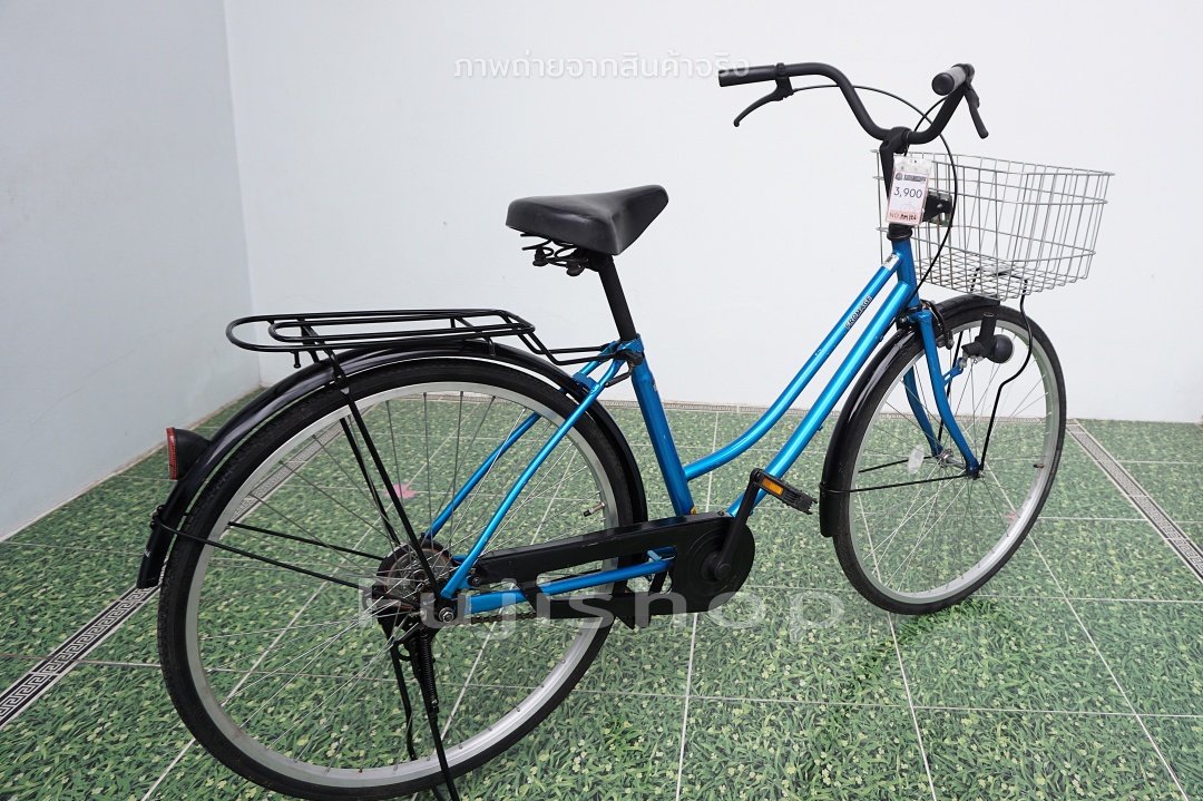 จักรยานแม่บ้านญี่ปุ่น - ล้อ 26 นิ้ว - ไม่มีเกียร์ - Fromage - สีฟ้า [จักรยานมือสอง]