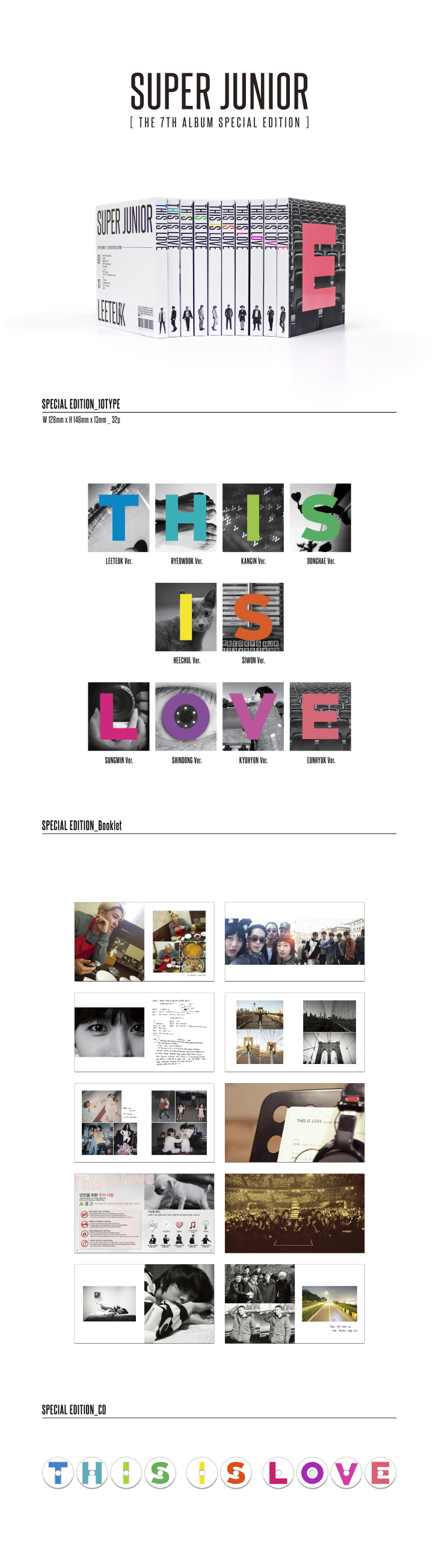 [PRE-ORDER] Super Junior - 7th Album Repackage "This is Love" (Special Edition)