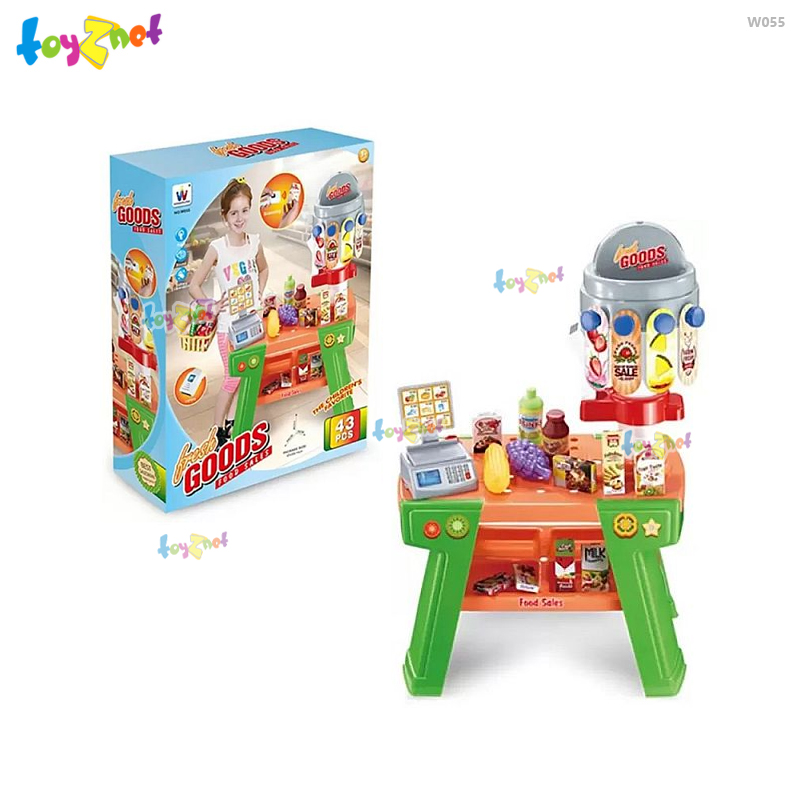 Toyznet Supermarket Cash RegisterTable Set (45 pcs) no.W055