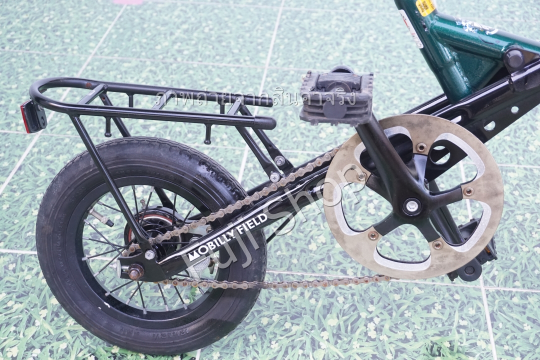 จักรยานพับได้ญี่ปุ่น - ล้อ 12.5 นิ้ว - ไม่มีเกียร์ -Harry Quinn Mobilly Field - สีเขียว [จักรยานมือสอง]