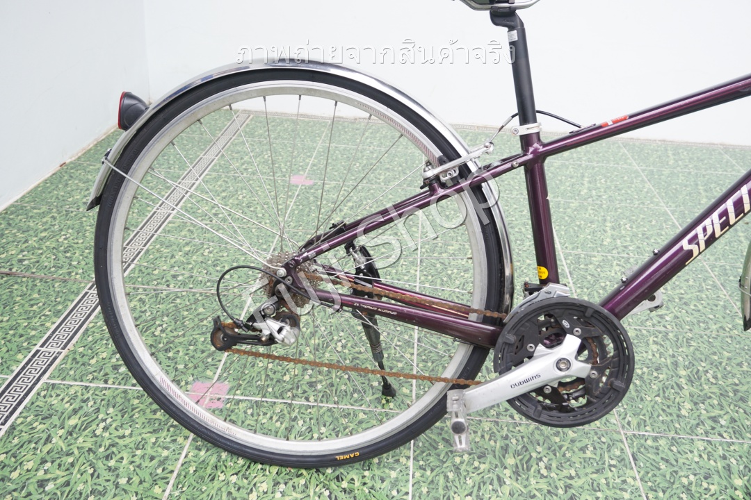 จักรยานไฮบริดญี่ปุ่น - ล้อ 700c - มีเกียร์ - อลูมิเนียม - Specialized Elites Vita - น้ำตาล [จักรยานมือสอง]