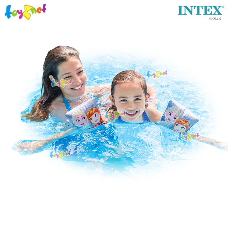 Intex Frozen Deluxe Arm Bands & Swim Ring no.56201:56640