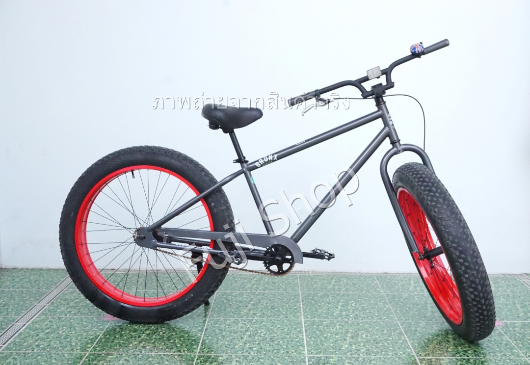 จักรยานญี่ปุ่น - ล้อ 26 นิ้ว - Fixed Gear - Bronx - สีดำ [จักรยานมือสอง]