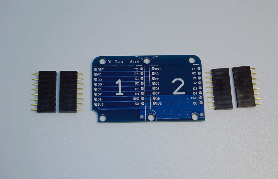 Wemos D1 – Dual base shield