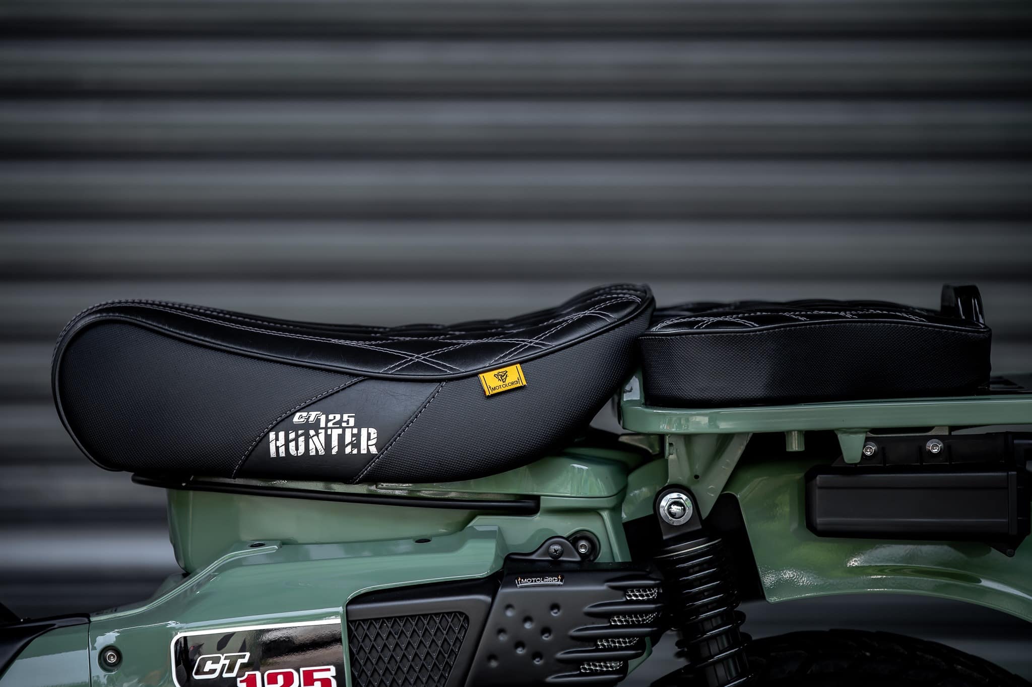 เบาะสั้นCT125 + เบาะเสริมตะแกรงท้ายเดิม “ MotoLordD “