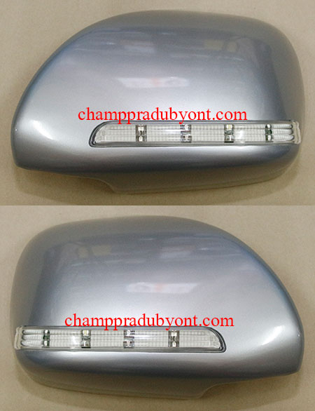 ครอบกระจกมองข้างมีไฟ TOYOTA HIACE COMMUTER 05-16 AOS