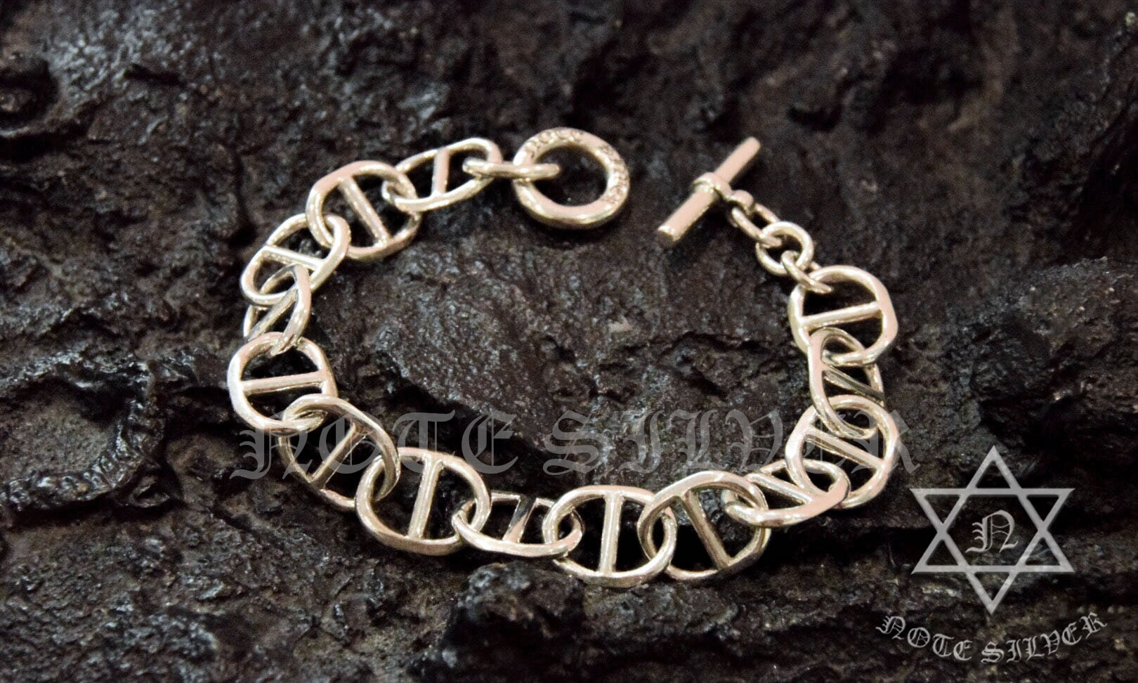 สร้อยข้อมือเงินแท้ ลายโซ่ Sterling Silver .925 NSBL1769