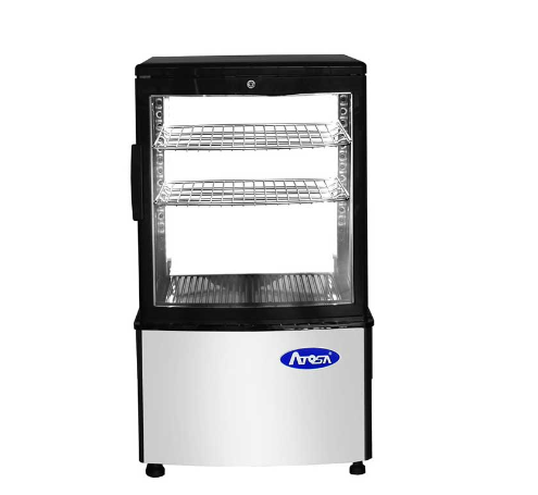 ตู้แช่เบเกอรี่ ตู้แช่เค้ก กระจกสี่ด้าน รุ่น WFD58L ATOSA /58L 2.0Q หน้าจอดิจิตรอลไฟLED ระบบNo Frost ประกัน5ปี