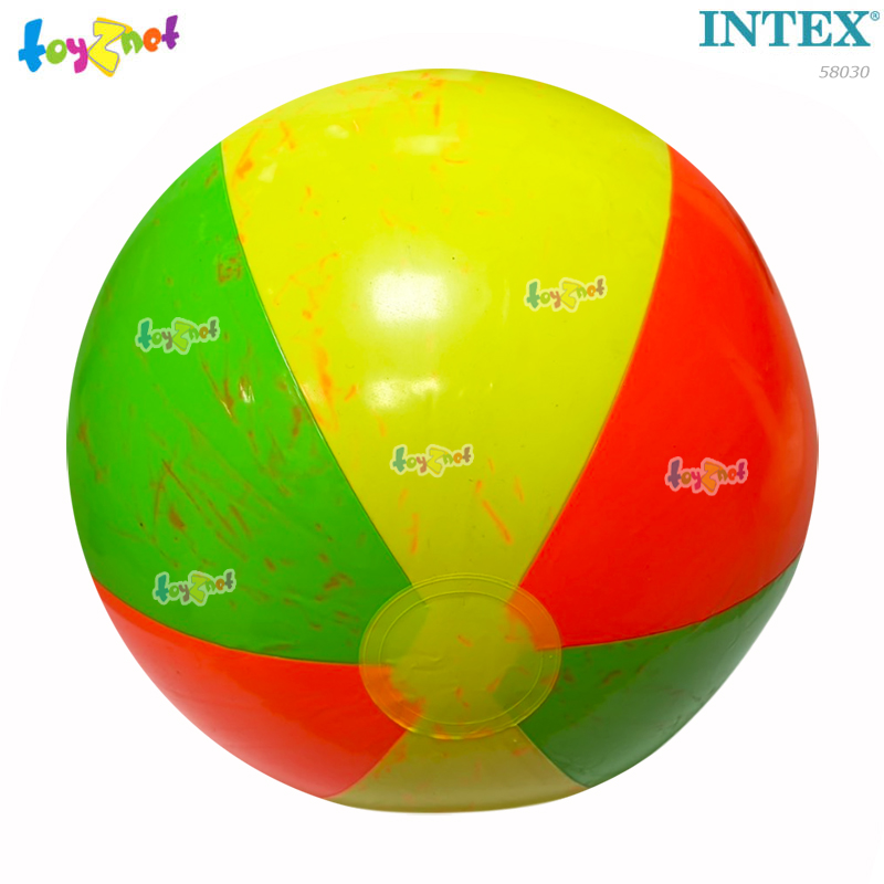 Intex 24" Sun-Brite Beach Ball No.58030 *** Color has faded, item sold as-is ***