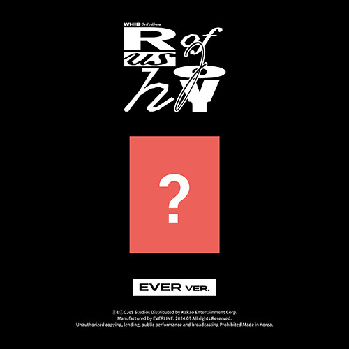 [PRE-ORDER] WHIB - 3rd Single Album "Rush of Joy" (EVER ver.)